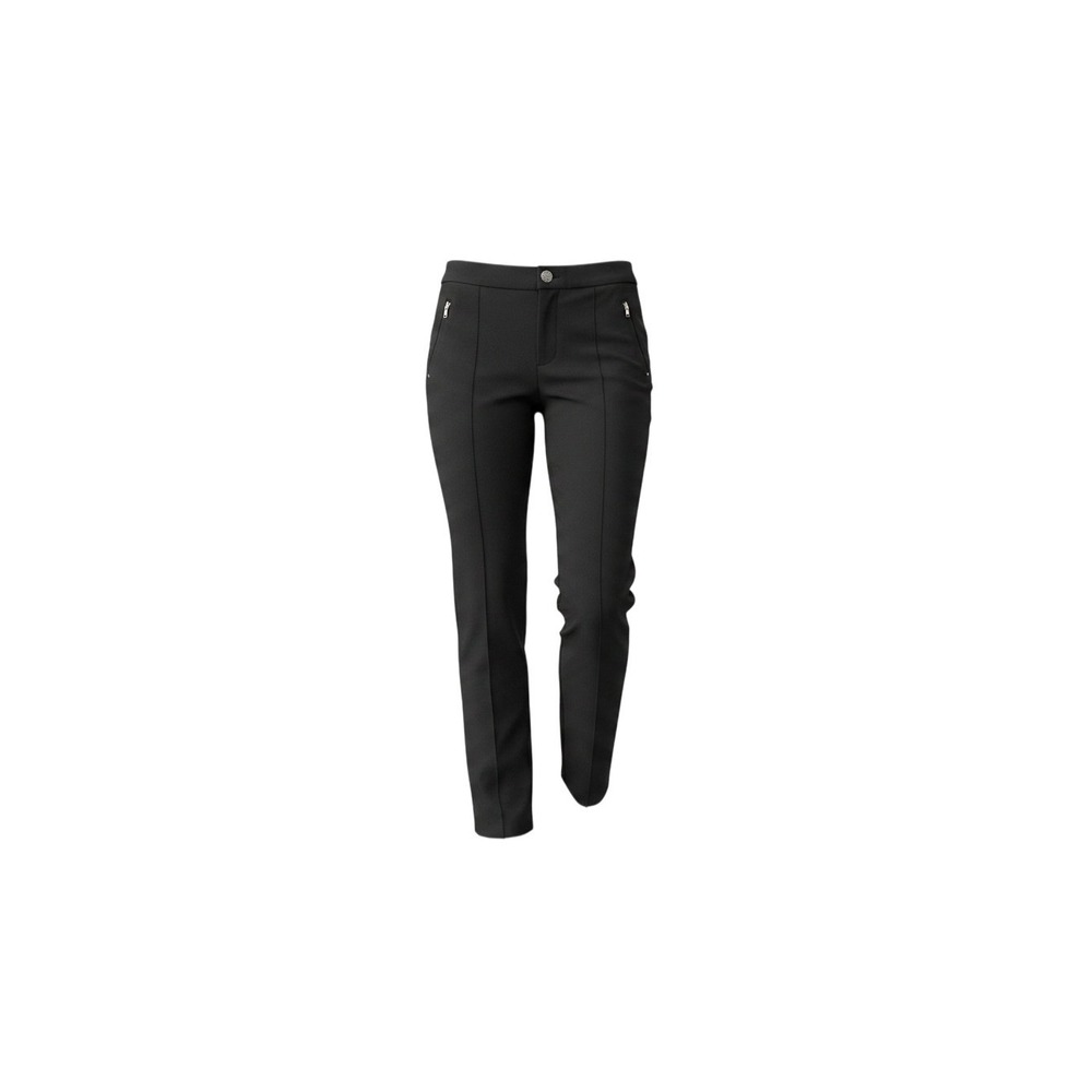 Marc New York Pants Womens 8 Black Pintuck Seam Trousers MDMPT221